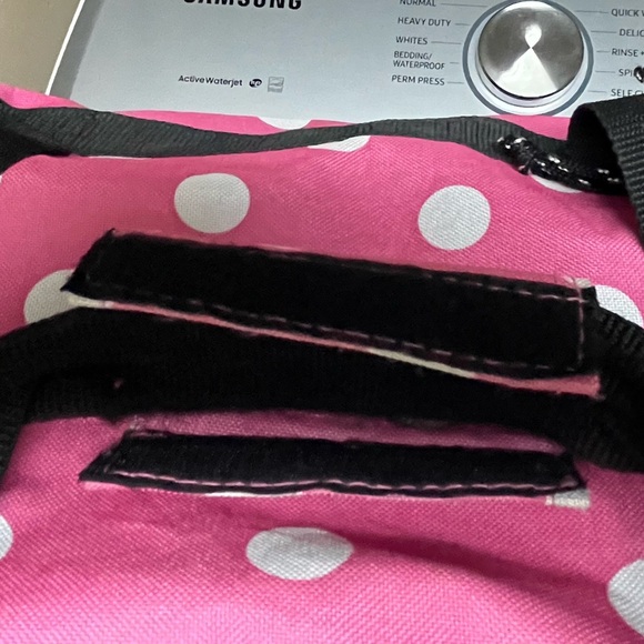 Pink Polka Dot Rockland Tote Bag - Picture 7 of 14